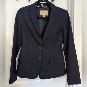 Banana Republic Women's Navy Suit Blazer Jacket sz 0
